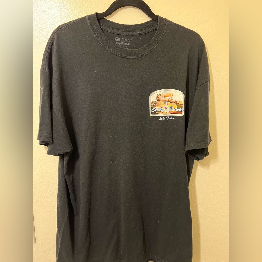 Lucky Beaver Bar & Grill Lake Tahoe Graphic Tee